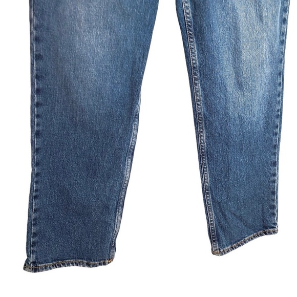 Good American ‘90s Icon High Waist Crop Straight Leg Jeans Size 8/29 EUC - Picture 8 of 11